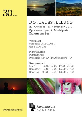 Fotoausstellung der Fotoamateure Kaltern