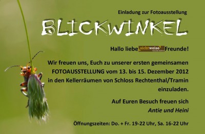 Fotoausstellung Blickwinkel