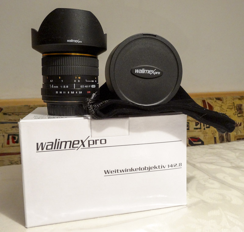 Verkauft!!! -  walimex (samyang) pro 14 mm 2.8 für Canon