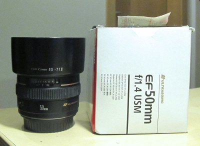 verkaufe Canon EF 50mm 1.4 USM 