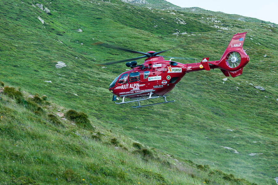 Aiut Alpin im Einsatz am Penserjoch