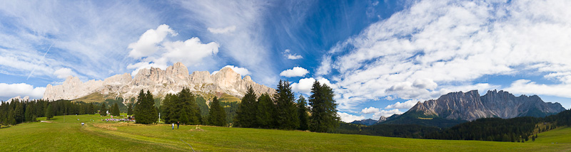 Rosengarten Latemar Panorama