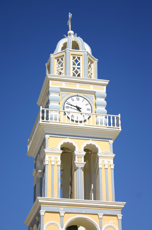 Turm auf santorin