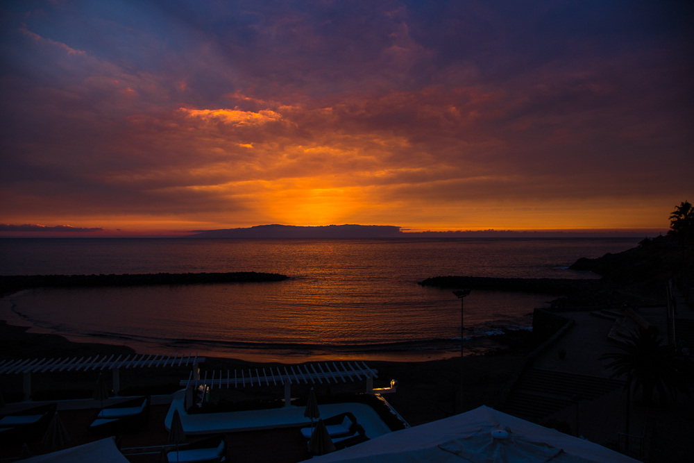 Sonnenuntergang über La Gomera