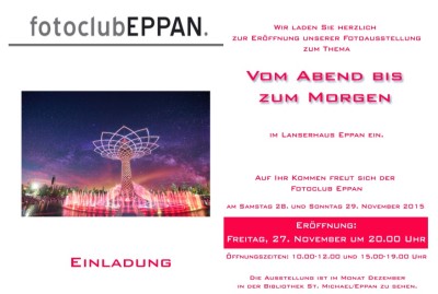 Einladung_Fotoclub_Eppan_Vom_Abend_bis_zum_Morgen